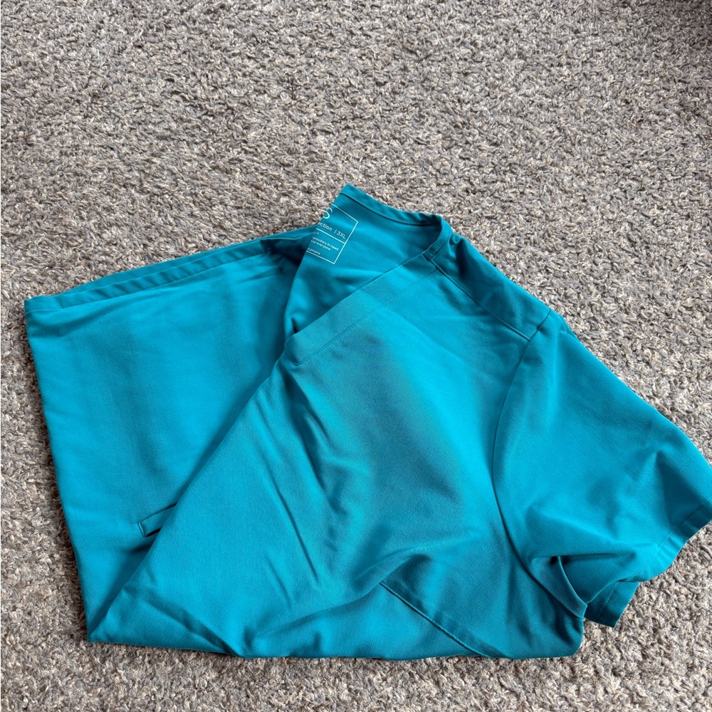 Teal Medical Scrub Top